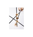 Pendant lamps - AZzardo SOLEN 6 6xG9 Black/Gold Pendant AZ4700 - product 5