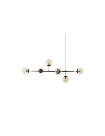 AZzardo HELIOS 6 6xE14 Black Pendant AZ4698 - product 2