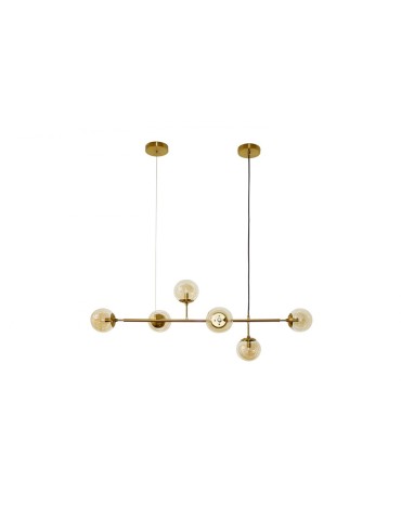 AZzardo HELIOS 6 6xE14 Gold Pendant AZ4699