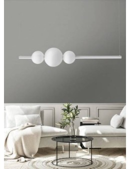 AZzardo SANDRA 3 LED 48W 4800lm 3000K ściemnialna Biały Wisząca AZ4426 - produkt 2