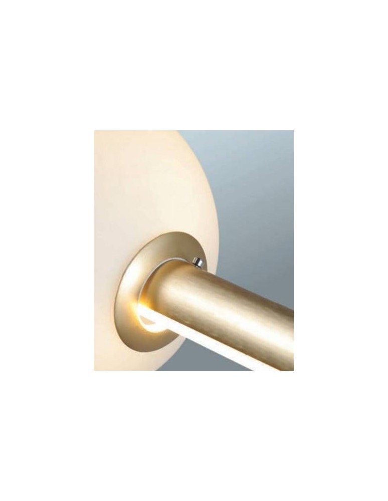 LED pendant lamps - AZzardo SANDRA 3 LED 48W 4800lm 3000K dimmable Gold Pendant AZ4427. - product kolory-swiatla.pl 3