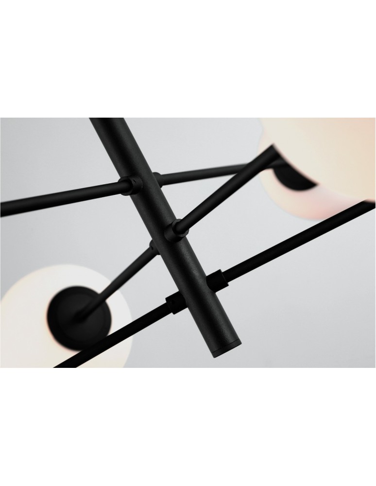 Pendant lamps - AZzardo OVIEDO 6 6xG9 Black Pendant AZ4420 - product kolory-swiatla.pl 3