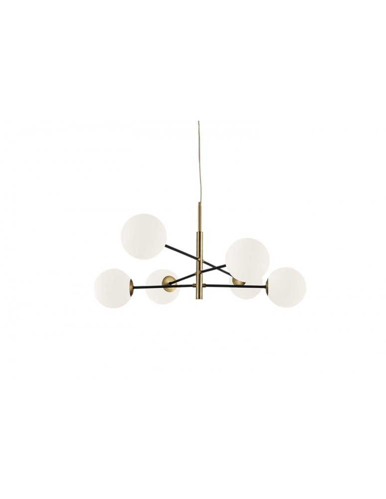 Pendant lamps - AZzardo OVIEDO 6 6xG9 Gold Pendant AZ4420 - product kolory-swiatla.pl 2
