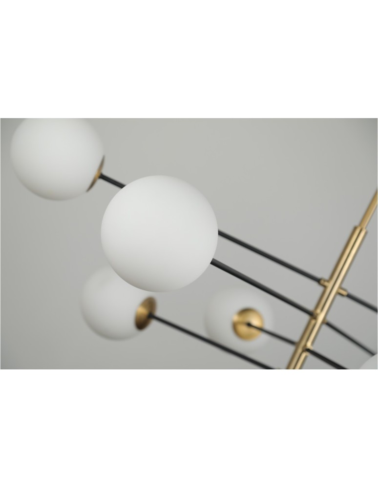 Pendant lamps - AZzardo OVIEDO 6 6xG9 Gold Pendant AZ4420 - product kolory-swiatla.pl 7