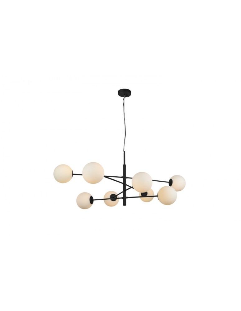 Pendant lamps - AZzardo OVIEDO 8 8xG9 Black Pendant AZ4422 - product kolory-swiatla.pl 2