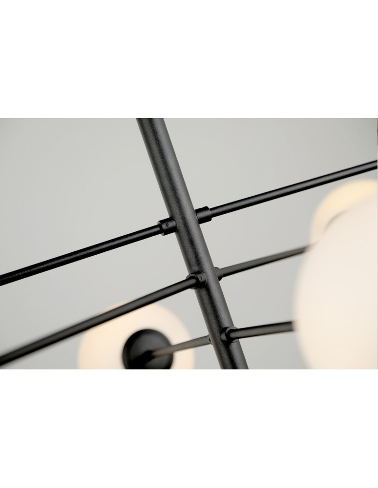 Pendant lamps - AZzardo OVIEDO 8 8xG9 Black Pendant AZ4422 - product kolory-swiatla.pl 5