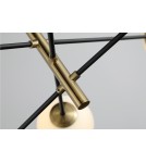 Pendant lamps - AZzardo OVIEDO 8 8xG9 Gold/Black Pendant AZ4423 - product 3