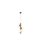 Pendant lamps - AZzardo CORTEGA 3xG9 Gold Pendant AZ4425 - product 1