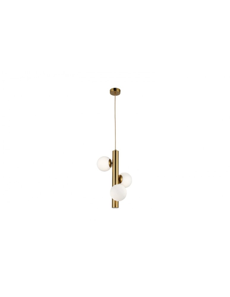 Pendant lamps - AZzardo CORTEGA 3xG9 Gold Pendant AZ4425 - product kolory-swiatla.pl 1