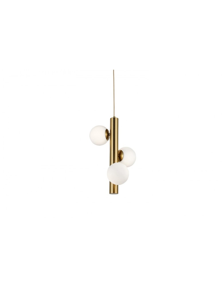 Pendant lamps - AZzardo CORTEGA 3xG9 Gold Pendant AZ4425 - product kolory-swiatla.pl 2
