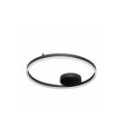 Modern ceiling lamps - AZzardo HALO TOP 60 LED 42W 3600lm 3000K Black Ceiling AZ4701. - product 1
