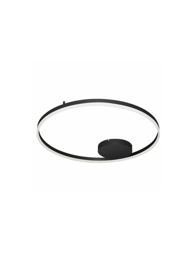 Modern ceiling lamps - AZzardo HALO TOP 80 LED 55W 4700lm 3000K Black Ceiling Light AZ4703. - product kolory-swiatla.pl 1