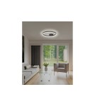 Modern ceiling lamps - AZzardo HALO TOP 80 LED 55W 4700lm 3000K Black Ceiling Light AZ4703. - product 3