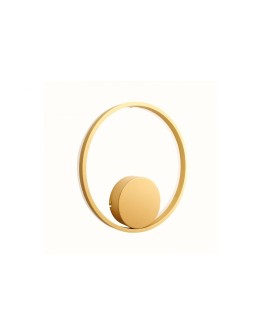 AZzardo HALO 40 LED 28W 2200lm 3000K Gold Wall Mount AZ4706.