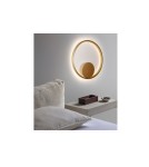 Ring wall lamps - AZzardo HALO 40 LED 28W 2200lm 3000K Gold Wall Mount AZ4706. - product 2