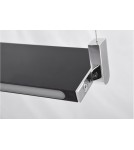 LED pendant lamps - Azzardo NORMAN XL LED 29W 1700lm 3000K Black Pendant AZ4180. - product 3