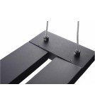 LED pendant lamps - Azzardo FLASH 130 LED 54W 4400lm 3000K Black Pendant AZ4416 - product 3