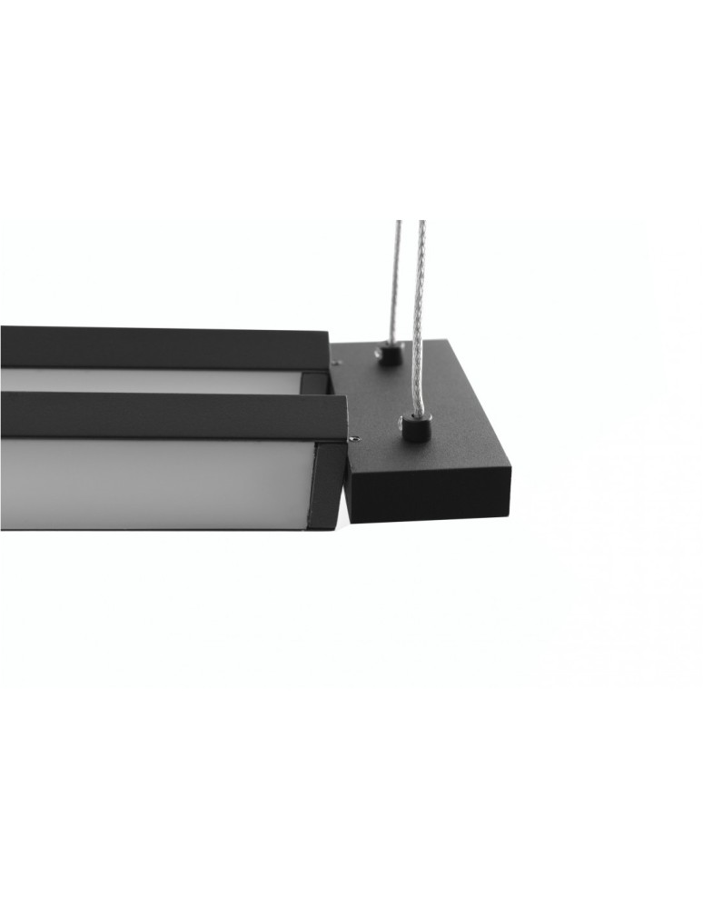 LED pendant lamps - Azzardo FLASH 130 LED 54W 4400lm 3000K Black Pendant AZ4416 - product kolory-swiatla.pl 5