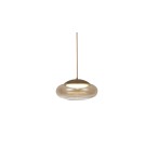 LED pendant lamps - Azzardo HELENA C LED 23W 1200lm 3000K Brass Pendant AZ4668 - product 1
