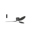 Fans with lighting - Azzardo VENETI LED 18W 1400lm 3000K-5500K Black Ceiling/Window Controlled AZ4448. - product 2