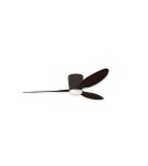 Fans with lighting - Azzardo VENETI LED 18W 1400lm 3000K-5500K Black/Italian Walnut Ceiling/Window Controlled AZ4449 - product 1