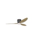 Fans with lighting - Azzardo VENETI LED 18W 1400lm 3000K-5500K Black/Teak Wood Ceiling/Window Controlled AZ4450 - product 1