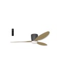 Fans with lighting - Azzardo VENETI LED 18W 1400lm 3000K-5500K Black/Teak Wood Ceiling/Window Controlled AZ4450 - product 2