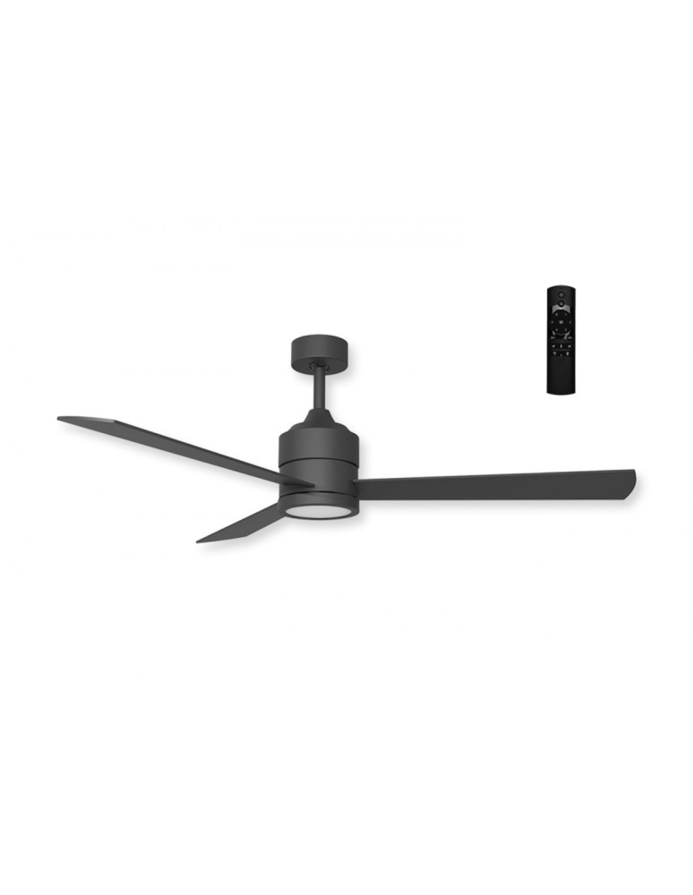 Fans with lighting - Azzardo VINCA LED 18W 1400lm 3000K-5500K Black Ceiling/Window AZ4454. - product kolory-swiatla.pl 2