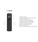 Fans with lighting - Azzardo VINCA LED 18W 1400lm 3000K-5500K Black Ceiling/Window AZ4454. - product 5