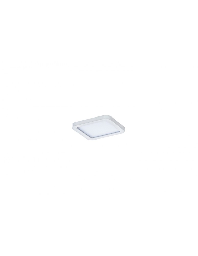Flush-mounted lamps - pendants - Azzardo SLIM SQUARE 9 LED 6W 500lm 4000K IP44 White Recessed AZ4376. - product kolory-swiatla.pl 1