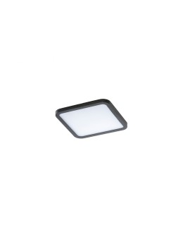 Azzardo SLIM SQUARE 15 LED 12W 1000lm 4000K IP44 Black Recessed AZ4377.