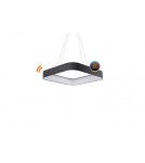 Pendant lamps with control - Azzardo SOLVENT S CCT SMART 60 42W 3300lm 3000K-6000K Grey Pendant AZ3983. - product 1