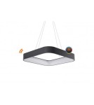Pendant lamps with control - Azzardo SOLVENT S CCT SMART 80 92W 4700lm 3000K-6000K Grey Pendant AZ3986. - product 1