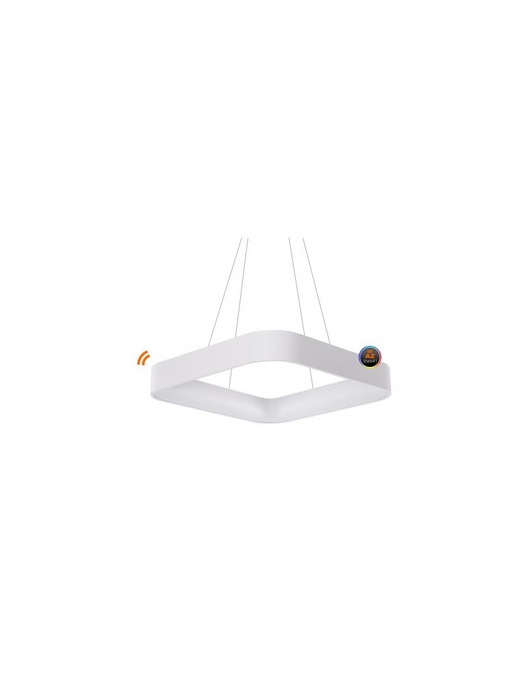 Pendant lamps with control - Azzardo SOLVENT S CCT SMART 110 120W 7700lm 3000K-6000K White Pendant AZ3988. - product kolory-swiatla.pl 1