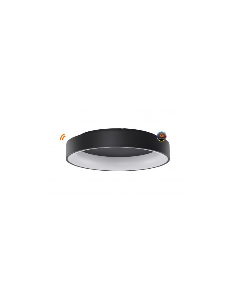 Modern ceiling lamps - Azzardo SOLVENT R TOP CCT SMART 80 92W 4700lm 3000K-6000K Black Ceiling Light AZ3996 - product kolory-swiatla.pl 1