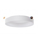 Modern ceiling lamps - Azzardo SOLVENT R TOP CCT SMART 110 120W 7700lm 3000K-6000K White Ceiling Light AZ4000. - product 1