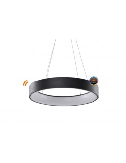Azzardo SOLVENT R CCT SMART 80 92W 4700lm 3000K-6000K Black Pendant AZ3972.