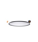 Large Plafonds - Azzardo CREAM 100 TOP SMART LED 70W 6400lm 3000K-6000K Black Ceiling Light AZ3307. - product 1