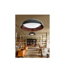 Modern ceiling lamps - Azzardo LENOX 40 TOP SMART LED RGB 24W 1720lm 2600K-6000K Black/Copper Ceiling Light AZ3145 - product 3