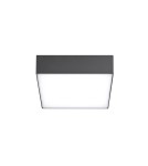 Outdoor ceiling lamps - Azzardo CASPER SQUARE IP54 LED 15W 1300lm 3000K Outdoor Dark Gray Ceiling Fixture AZ4498 - product 1