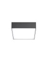 Azzardo CASPER SQUARE IP54 LED 15W 1300lm 4000K Outdoor Dark Gray Ceiling Fixture AZ4499