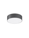 Azzardo CASPER ROUND IP54 LED 15W 1300lm 4000K Zewnętrzna Ciemny Szary Sufitowa AZ4493