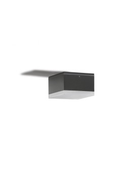 Azzardo APULIA S IP54 LED 10W 800lm 3000K Outdoor Dark Gray Ceiling Fixture AZ4338