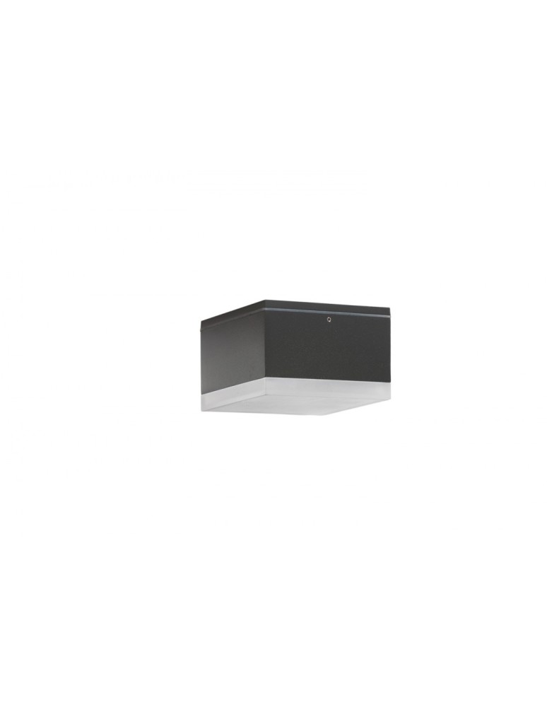 Outdoor ceiling lamps - Azzardo APULIA S IP54 LED 10W 800lm 3000K Outdoor Dark Gray Ceiling Fixture AZ4338 - product kolory-swiatla.pl 2