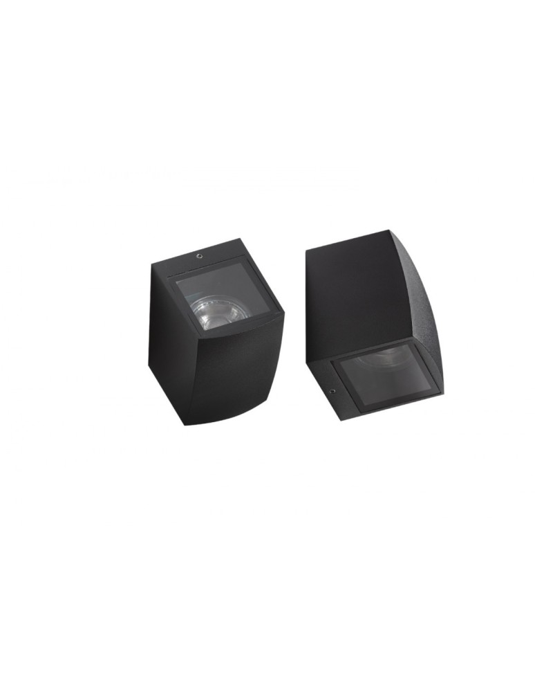 Outdoor wall lamps - Azzardo REZIA 1 IP54 1xGU10 Outdoor Black Wall Mount AZ4343 - product kolory-swiatla.pl 5