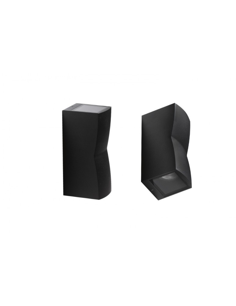 Outdoor wall lamps - Azzardo REZIA 2 IP54 2xGU10 Outdoor Black Wall Mount AZ4345 - product kolory-swiatla.pl 3