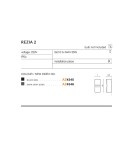 Outdoor wall lamps - Azzardo REZIA 2 IP54 2xGU10 Outdoor Dark Grey Wall Mount AZ4346 - product 3