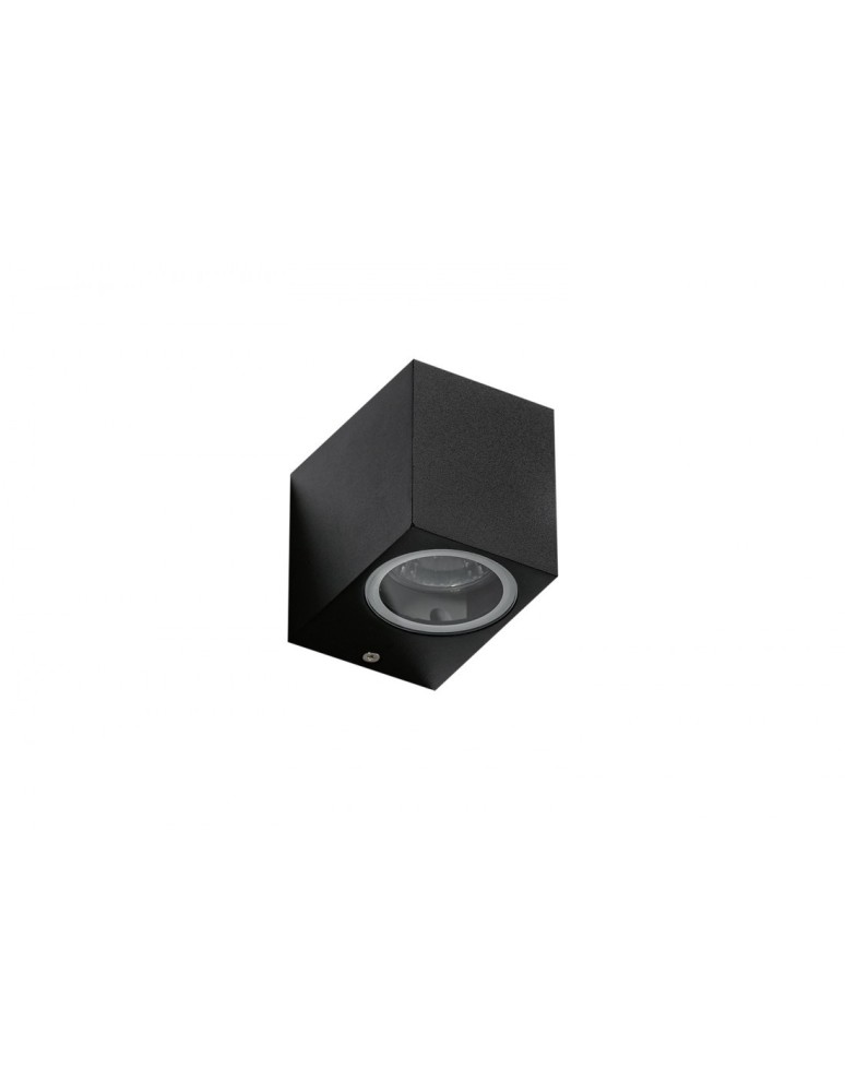 Outdoor wall lamps - Azzardo RIMINI 1 SQUARE IP54 1xGU10 Outdoor Black Wall Mounted AZ4267. - product kolory-swiatla.pl 2