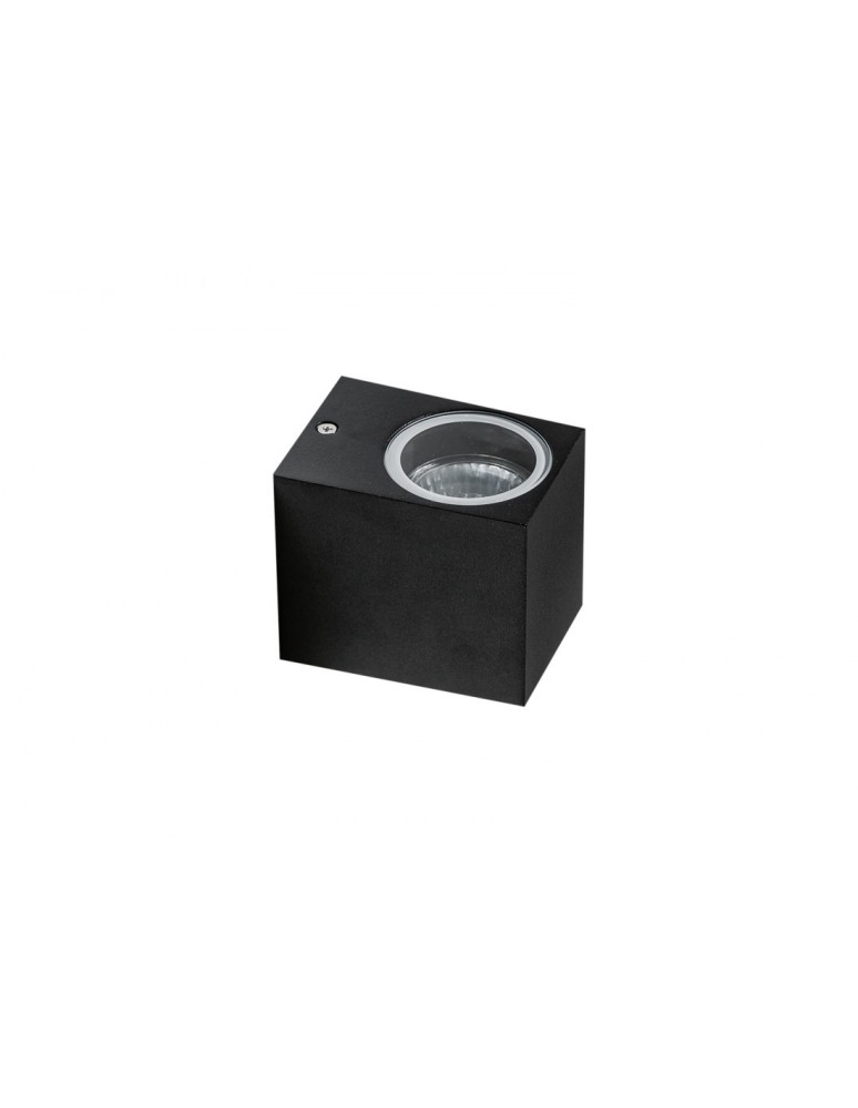 Outdoor wall lamps - Azzardo RIMINI 1 SQUARE IP54 1xGU10 Outdoor Black Wall Mounted AZ4267. - product kolory-swiatla.pl 3