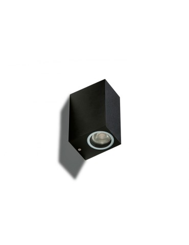 Azzardo RIMINI 2 SQUARE IP54 2xGU10 Outdoor Black Wall Mounted AZ4268.